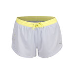 Puma T&oslash;j Puma Knit 3in Split L&oslash;beshorts Damer - lysegr&aring;, gul
