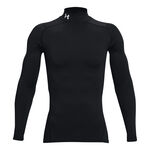 Under Armour T&oslash;j Under Armour Coldgear Comp Mock Shirt,Lang&aelig;rmet Herrer-Sort