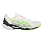 ASICS Tennissko ASICS Solution Speed FF3 Grusbanesko Herrer-Hvid,Neongrøn