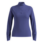 Odlo Tøj Odlo Zeroweight Warm Mid Layer 1/2 Zip Løbetrøje Damer-Blå