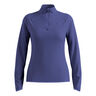 Zeroweight Warm Mid Layer 1/2 Zip Løbetrøje Damer-Blå