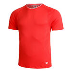 Wilson Tøj Wilson Players Seamless Crew 2.0 T-shirt Herrer-Rød