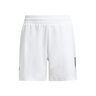 Club 3 Stripes 5in Shorts Drenge-Hvid