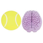 Gamma Ketchertilbehør Gamma String Things Tennisball,Brain Dæmper I Dobbeltpakning-Flerfarvet