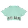 Abdominis Crop Move T-shirt Damer-Mint
