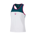 Quiet Please Tøj Quiet Please Create Racerback Tanktop Pige-Petrol,Flerfarvet