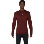 ASICS Tøj ASICS Road Winter Seamless Løbetrøje Herrer - vinrød, 