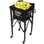 Gamma Træningsudstyr Gamma EZ Travel Cart 150 Boldvogn Med Ruller-Sort