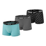 Nike Tøj Nike Everyday Stretch Boksershorts Pakke Med 3 Herrer-Turkis,Lysegrå