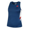 Squadra III Tanktop Damer-Blå,Rød
