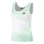 HEAD Tøj HEAD Spirit II Tanktop Damer-Mint,Hvid