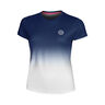 Crew Gradiant T-shirt Pige-Mørkeblå,Hvid
