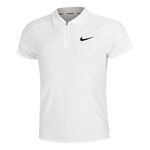 Nike Tøj Nike Dri-Fit Court Advantage Polo Herrer-Hvid,Guld