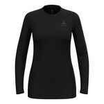 Odlo Tøj Odlo Merino 160Crew Shirt,Langærmet Damer-Sort