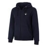 Essential Zip Sweatjakke Damer - mørkeblå, 