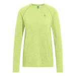 Odlo T&oslash;j Odlo Essential Seamless Shirt,Lang&aelig;rmet Damer-Lime