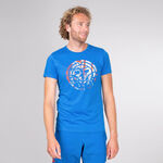 BIDI BADU Tøj BIDI BADU Karabo Lifestyle T-shirt Herrer-Blå