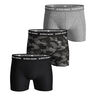 Cotton Stretch Boxer 3P Boksershorts Herrer-Oliven,Gr&oslash;n