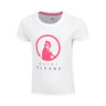 Create Baseline Logo T-shirt Pige-Hvid,Pink