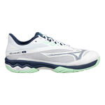 Mizuno Tennissko Mizuno Wave Exceed Light 2 Allcourt-sko Herrer-Hvid,Bl&aring;