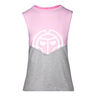 Elinam Lifestyle Tanktop Damer-Rosa,Lysegrå