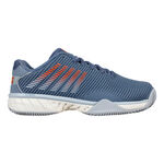 K-Swiss Tennissko K-Swiss Hypercourt Express 2 Grusbanesko Herrer-Bl&aring;,Orange