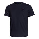Fila Tøj Fila Logo Small T-shirt Herrer-Mørkeblå