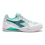 Diadora Tennissko Diadora  Blushield Torneo 3 Grusbanesko Herrer-hvid, petrol