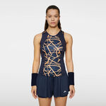 JLindeberg Tøj JLindeberg Miria Printed Tanktop Damer-Mørkeblå,Orange