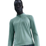 Nike Tøj Nike Pacer Half-Zip Løbetrøje Herrer - turkis, sølv