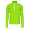 Zac Tech Half Zip Shirt,Lang&aelig;rmet Herrer-Neongr&oslash;n,Hvid