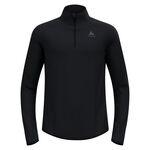 Odlo Tøj Odlo Zeroweight Warm Mid Layer 1/2 Zip Løbetrøje Herrer-Sort