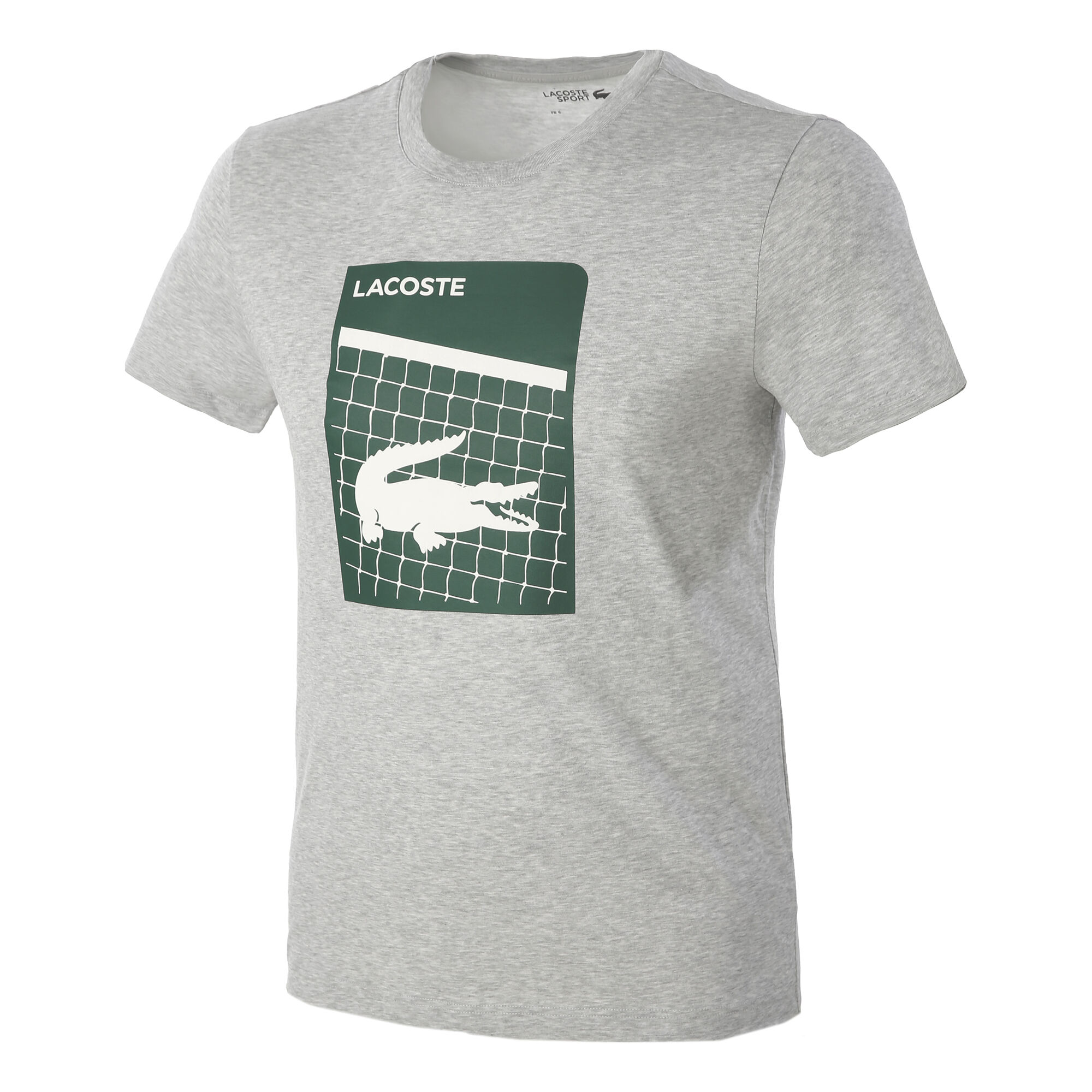 Grav Indstilling Grape Lacoste T-shirt Herrer - Lysegrå, Grøn køb online | Tennis-Point
