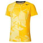 Mizuno Tennistøj Mizuno Daybreakers Shadow Graphic T-shirt Herrer - gul, 