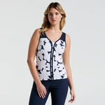 Original Penguin Tøj Original Penguin Riviera Floral Tanktop Damer-Mørkeblå