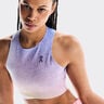 Court Crop Tanktop Damer - flerfarvet, 
