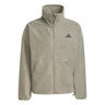 Fleece Full-Zip Træningsjakke Herrer - beige, 