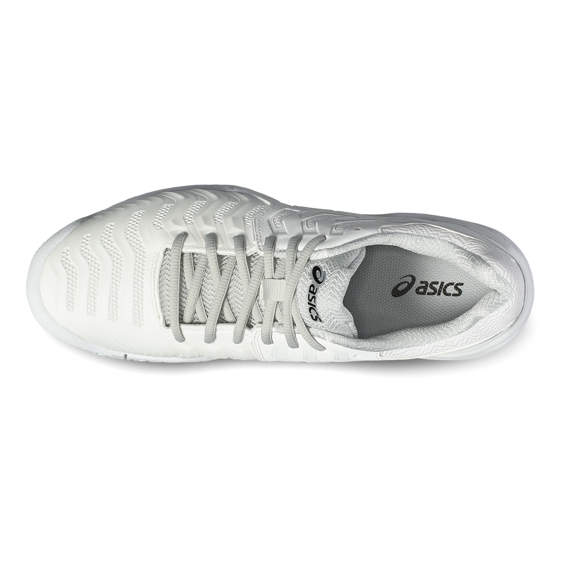Asics Gel Resolution 7 Allcourt sko Damer Hvid, Sølv køb Asics Gel Resolution 7 Allcourt sko Damer Hvid, Sølv køb