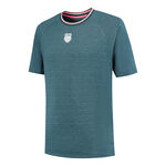 K-Swiss T&oslash;j K-Swiss Hypercourt Melange T-shirt Herrer-Petrol