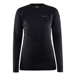 Craft T&oslash;j Craft Core Warm Baselayer Shirt, lang&aelig;rmet Damer - sort, 
