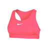 Swoosh MED Support Bra Sports-BH Damer-Pink,Hvid