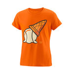 Wilson Tøj Wilson Inverted Cone Tech T-shirt Pige - orange, flerfarvet