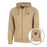 Quiet Please Tøj Quiet Please Wild Tonal Zip Sweatjakke Herrer-Beige