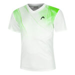 HEAD Tøj HEAD Topspin T-shirt Herrer-Hvid,Grøn
