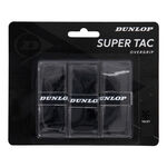 Dunlop Overgrips Dunlop  Super Tac Pakke med 3 - sort