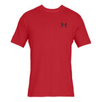 Under Armour T&oslash;j Under Armour Sportstyle Left Chest T-shirt Herrer-R&oslash;d,Sort