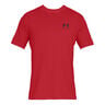 Sportstyle Left Chest T-shirt Herrer-R&oslash;d,Sort