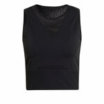 adidas T&oslash;j adidas Aeroknit Crop Tanktop Damer - sort, 