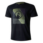 Quiet Please Tøj Quiet Please Linear T-shirt Herrer-Mørkeblå