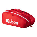 Wilson Wilson Tour Super Tour Ketchertaske 15-Rød,Hvid